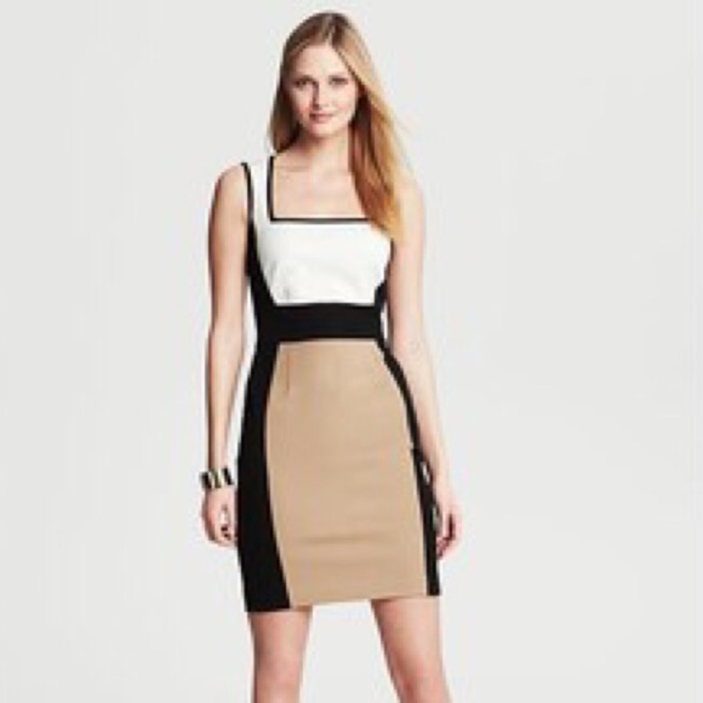 Banana Republic Sloan Colorblock Sheath Dress